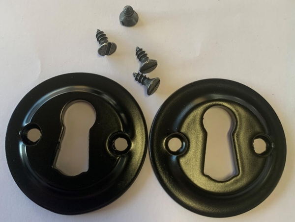 Nøgleskilt 1771-T   Sort lak   Ø45