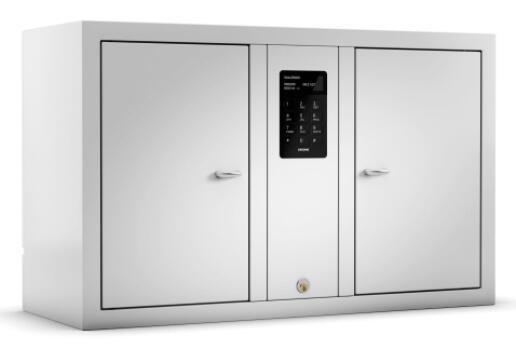 7002 S Værdiskab med 2 opbevaringsrum.