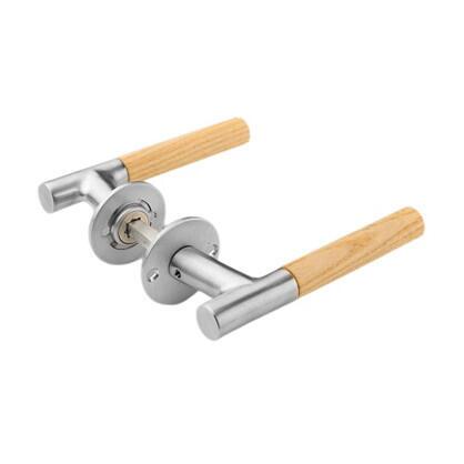 Aarstiderne dørgreb, m. massiv roset, CC38, Ask, sæt