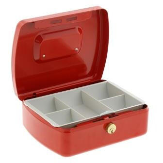 Burg pengekasse Office 2207 rød 75x202x157