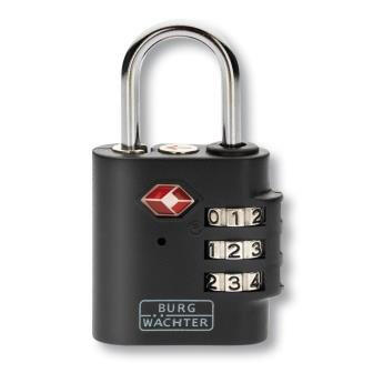 Burg hængelås m. kode TSA 77 30 SB