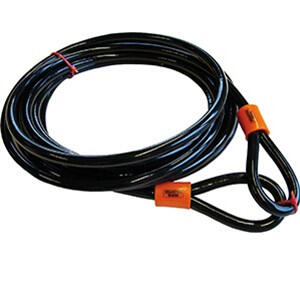 BURG sikkerhedskabel 750, 10 mm, længde 1000 cm, m. øsken