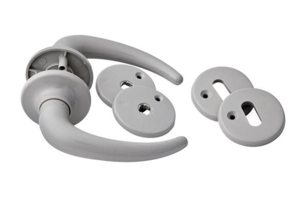 ME-FA 4301 coupe Door handle for wood screws Black