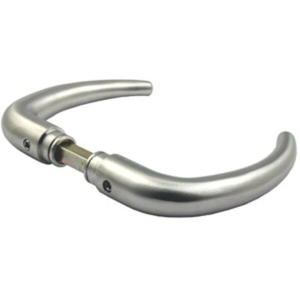 Lockit dørgreb 1000 Coupe, poleret rustfri u. rosetter