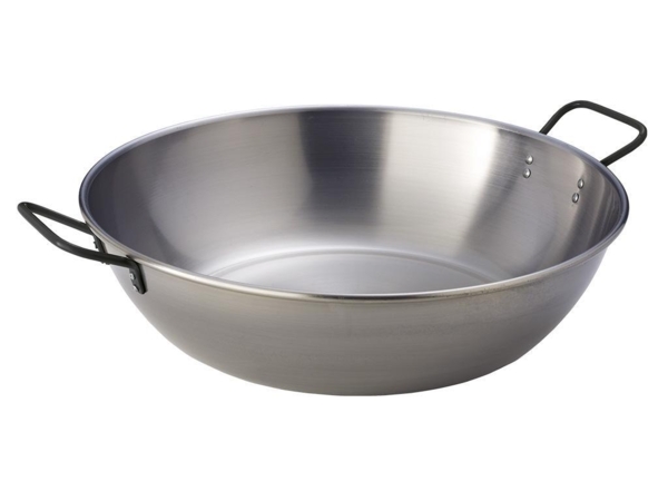 Muurikka wok 40 cm, koldvalset stål