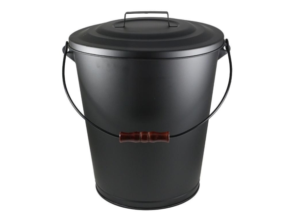 Muurikka aske/-kul spand med låg 25 l