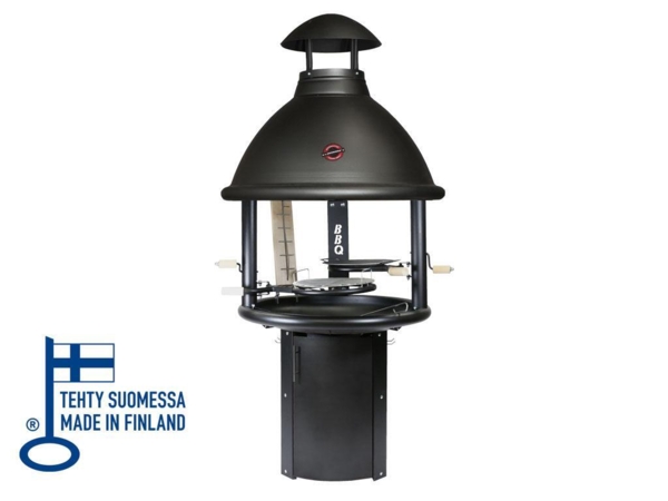 Muurikka t.g bbq, høj, sort