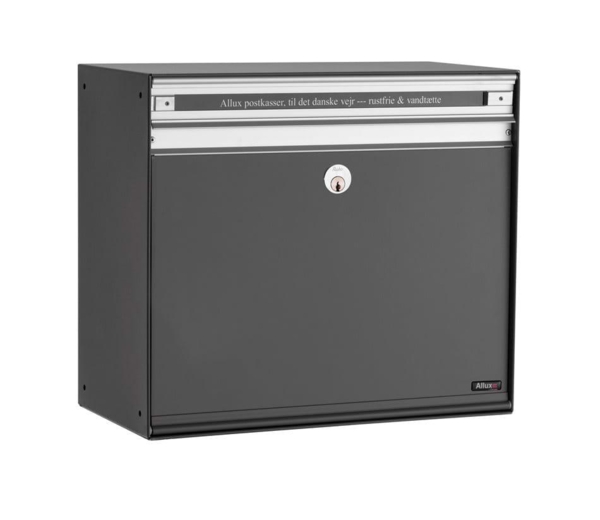 Allux SC200 - uden lås Antracit RAL 7012S Stållåge