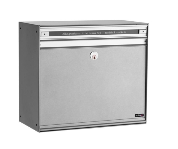 Allux SC200 - uden lås Alu. grå RAL 9006 Stållåge