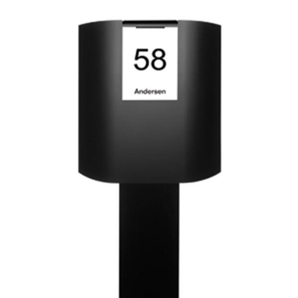 Mefa postkasse 650 U:F:O Hvid m/ 6stift lås