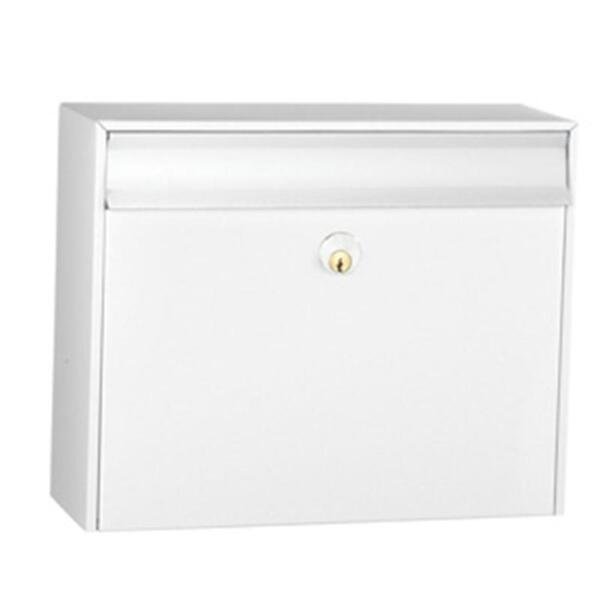 Mefa postkasse 100 Classic hvid m/Ruko lås