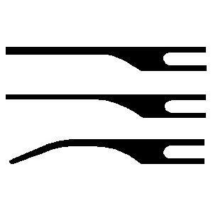 Sbt pistolklinger PGB3 set m/3 stk.