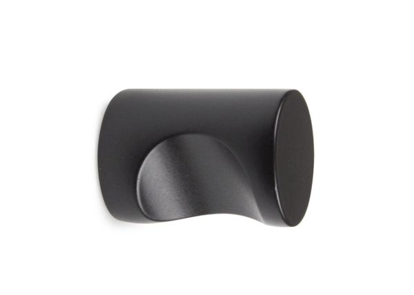 Habo møbelknop 19mm 1stk isac sort