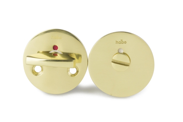 Toiletbesætning F262 Poleret messing