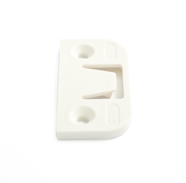 PLADE T.INDSTIKSHÆNGSEL 2 STK HVID