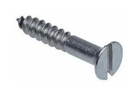 4,0 x 16 Ligekærv rustfri skrue f.eks til Arne Jacobsen dørgreb