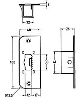Fix 4950 Sikkerhedsslutblik til Stanglåse