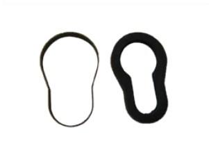 Isolering Foder för droppcylinder med stålring