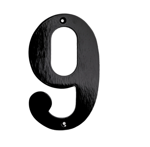 House number 572 140 mm Black Kyner Model