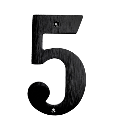 House number 572 140 mm Black Kyner Model