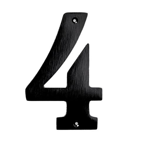 House number 572 140 mm Black Kyner Model
