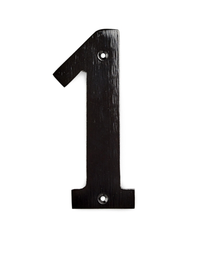 House number 572 140 mm Black Kyner Model