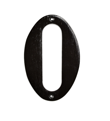 House number 572 140 mm Black Kyner Model