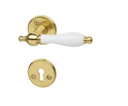 DOOR HANDLE INDV MESS WITH WHITE WOOD