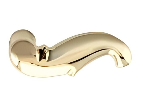 Dørhåndtak 7018 U / crew S-Handle Hellerup Polert Messing uten lakk Small