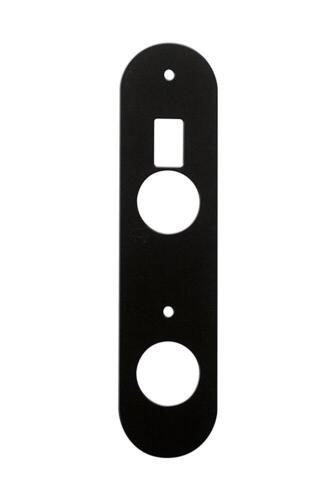 YALE DOORMAN L3 Dækskilt yderside sort