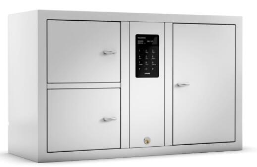 7003 S Værdiskab med 3 opbevaringsrum.