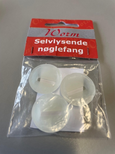 Selvlysende nøglefang, lige til at klistere på cylinderen