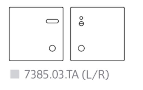 Randi Line 18 Faconskilt, 738503TAR, Toilet skilt sæt