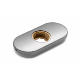 d line dørgrebsroset klips, oval for 19 mm, CC50