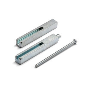 d line dørgrebspind delt 8x8x92, 33-59 mm dørt.