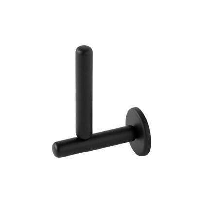 Pebble reserve toiletrulleholder, sort