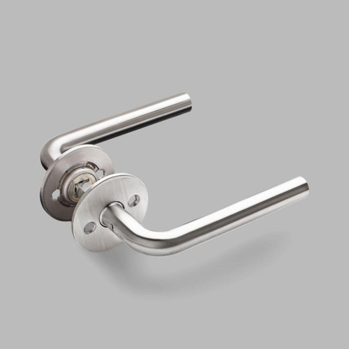 d line dørgreb 14 L, m. massiv roset, CC30, sæt