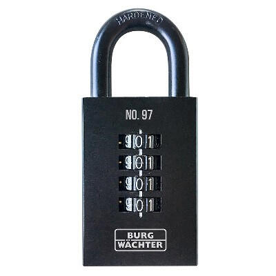 BURG hængelås m. kode combi lock 97 50 SB
