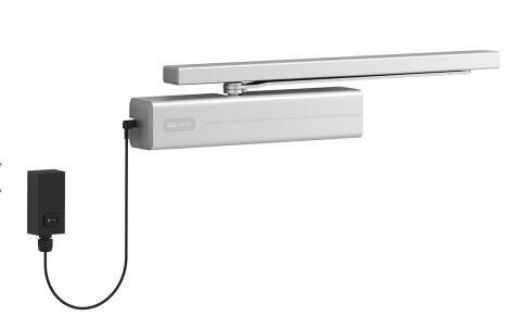 DC700G-FM dørlukker m/friløbsskinne sølv (2018) sølv