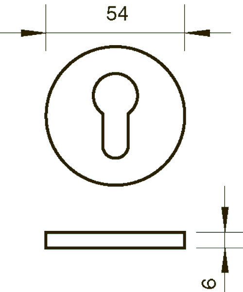 Scanflex rosettprofilcylinder