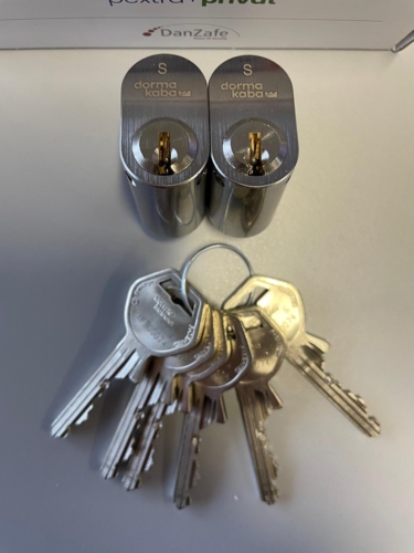 GegePExtra + Startpakke med 2 x Oval Cylinder og 6 nøgler