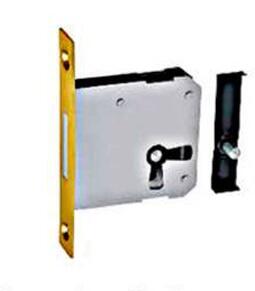 Møbellås 663-25mm H+V incl Nøgle MS Elz S12x75mm