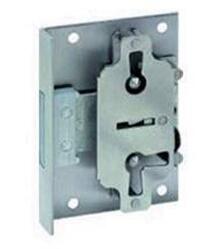 Møbellås Plade 611-40mm H+V incl Nøgle Stål 69x14mm