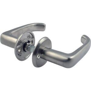 Lockit dørgreb 1040 massiv rustfrit stål