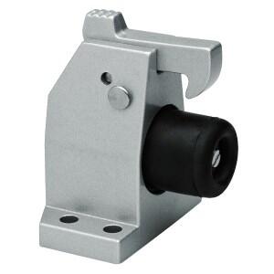 Lockit dørstop Heavy duty m. krog, Sølv