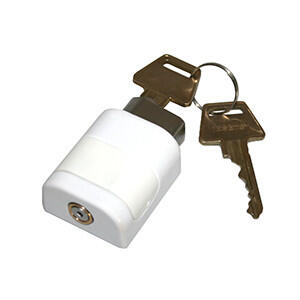 Lockit vindueslås m. cyl. og 2 nøgler