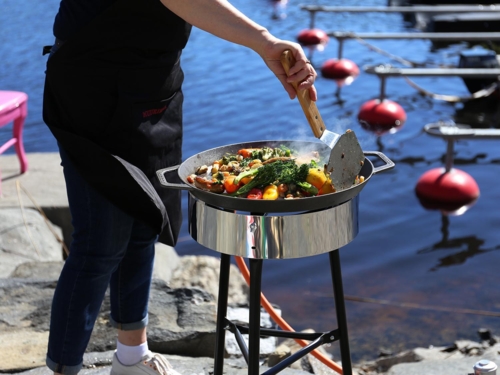 Muurikka paellapande 45 cm støbejern