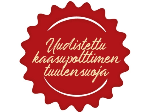 Muurikka gasbrænder d-400 med vindskærm