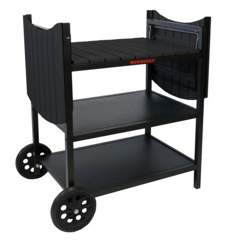 Muurikka sommerkøkkenvogn maxi, sort