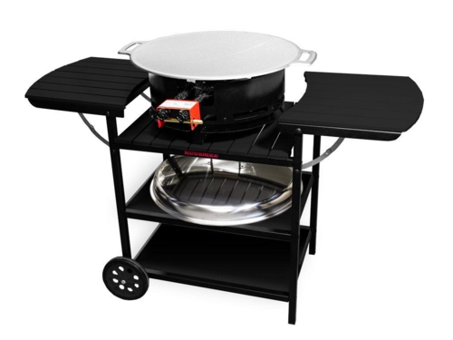 Muurikka sommerkøkken gas maxi inkl. vogn, sort